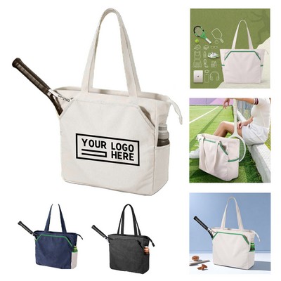 Canvas Durable Tennis Tote Bag