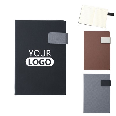 Magnetic Closure Pu Leather Notebook