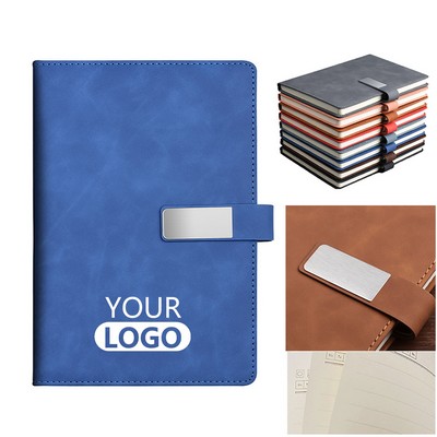A5 Magnetic Closure Pu Leather Notebook