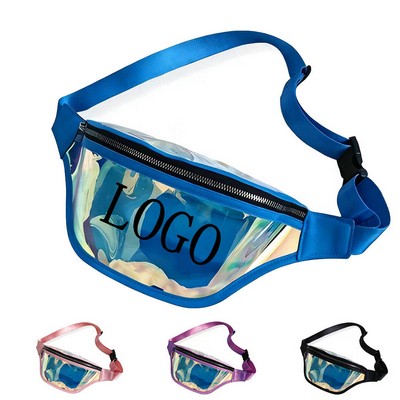 Transparent Prismatic Waist Pack