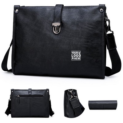 Professional Men's Leather Shoulder Bag