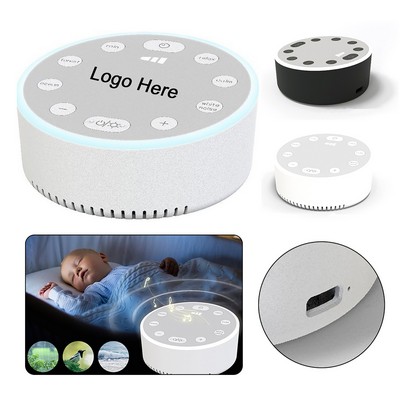 Portable White Noise Machine With Breathing Light For Deep Sleep