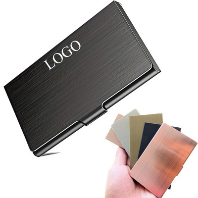 Slim Metal Business Card Case