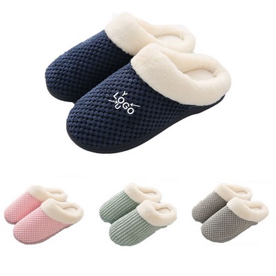 Cozy Coral Fleece Slippers