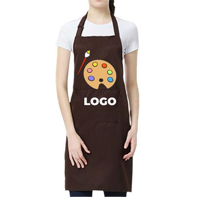 DIY Full Color Imprint Canvas Chef Aprons with Pockets