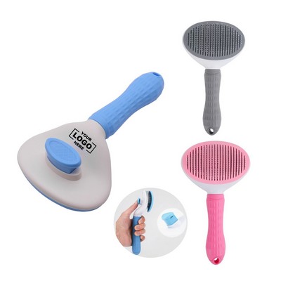 One-Click Self Cleaning Pet Grooming Comb