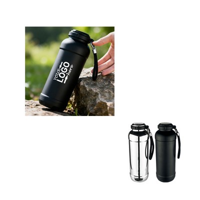 Slim Insulated Bottle 615ml Stainless Steel Thermal Flask Portable