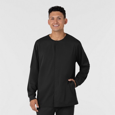 WonderWink Men's Boundless Warm-Up Scrub Jacket
