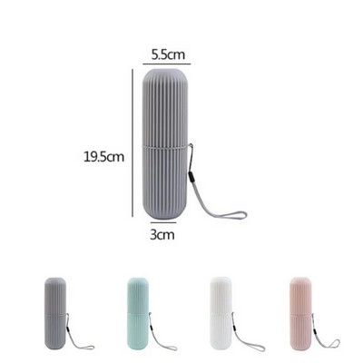 Portable Toothbrush Cup Case Long 7.7" for Traveling