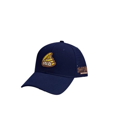 Premium Perforated Performance Cap with 3D Silicone Logo