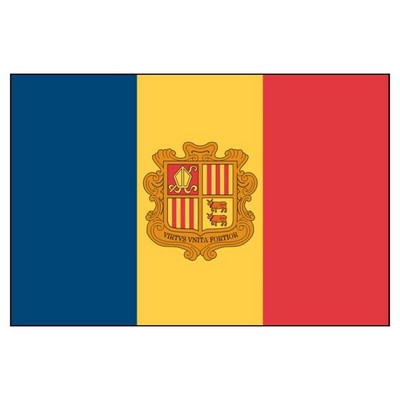 Andorra National Flag (3'x5')