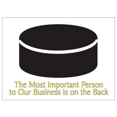 Hockey Puck Photo Hand Mirror (2"x3")