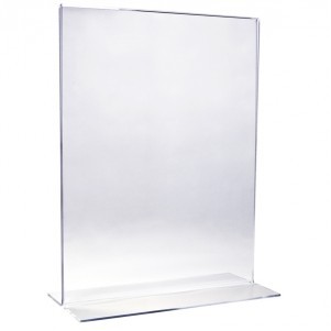 Acrylic Vertical Letter Holder (8.5"x11")