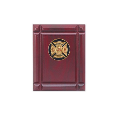 Rosewood Wood Plaque w/Border Detailing (9" x 12")