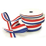 3/8" American Stripe Ribbon