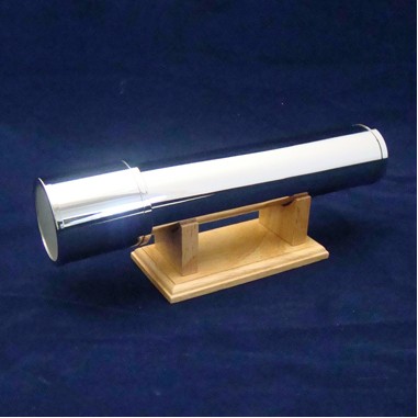 Brilliant Chrome Kaleidoscope w/ Wood Stand