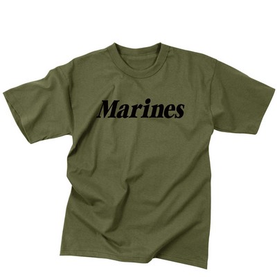 Military Olive Drab 'Marines' Training T-Shirt (3XL)