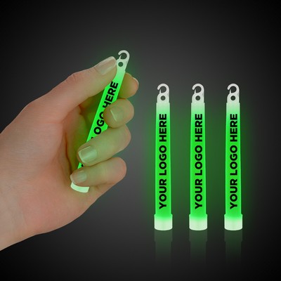 4" Premium Green Glow Stick(Printed)