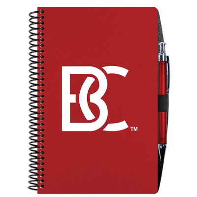 Poly Cover Academic Weekly Planner w/Pen Safe Back (5 ¼"x 8 ¼")