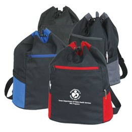 Drawstring Backpack (14"x18"x8")