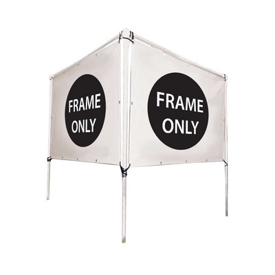 8'W x 5'H In-Ground Banner Hardware - V-Shape Banner