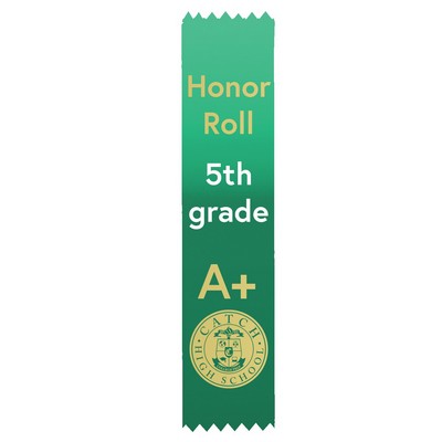 2.5" x 9" Pin Back Display Ribbon
