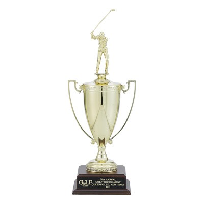 14 ½" Trophy Comes w/6¾" Gold Cup Takes Figure