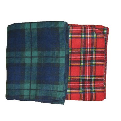 Canadian Made Premium Plaid Fleece Baby Blankets