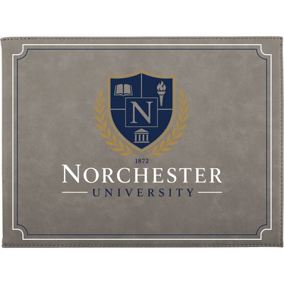Gray Leatherette Certificate Holder