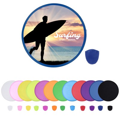 10" Fold Up Flying Disc with Pouch