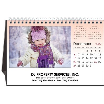 Precious Moments 2026 Desktop Calendar w/Full Color Hardboard Easel