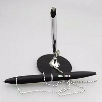 Metal Desk Pen w/ Chain