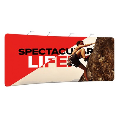 20' C-Shaped Tension Fabric Backdrop Kit