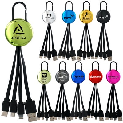 Metallic Easy Clip 3" 1 Charging Cable
