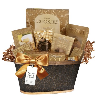 Basket of Sweet & Savory Snacks