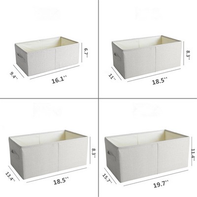 Linen Clothing/Books/Toys Storage Box w/out Lid