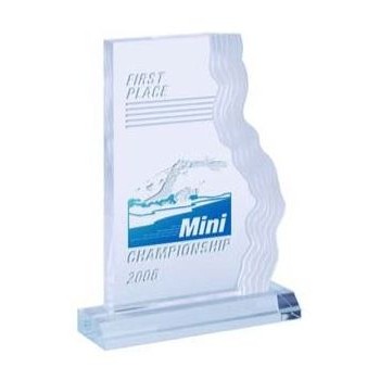 8" Waterfall Edge Acrylic Award