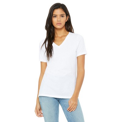 Bella+Canvas Womens Relaxed Jersey V-Neck