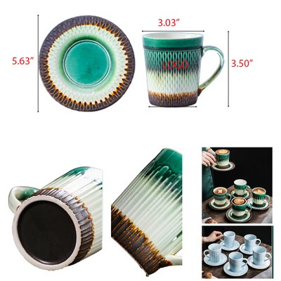 Flambed Glazed Ceramic Espresso Cup