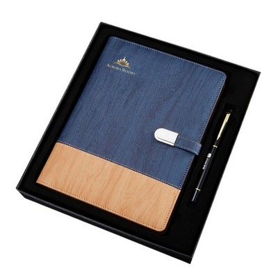 Notebook w/Power Bank & Flash Drive/Pen Gift Set
