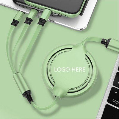 Retractable 3-in-1 Light Up Charging Cable