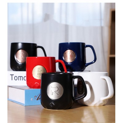 12 Oz. Ceramic Coffee Mug with Handle