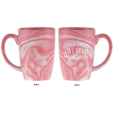 Ceramic Marbelized Mug 16 Oz.