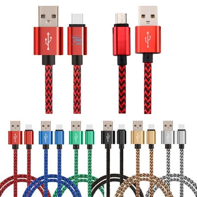 47" Nylon USB Data Cable