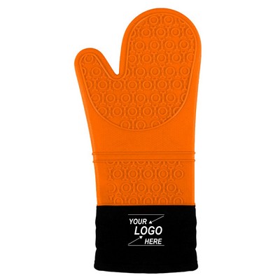 Silicone Kitchen Mitt w/Cotton Lining