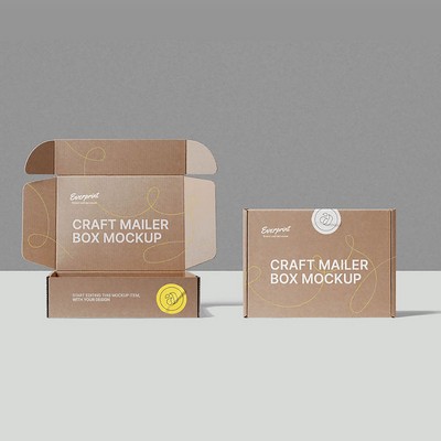 E-Flute Cardboard Tuck Box Campaign Mailer