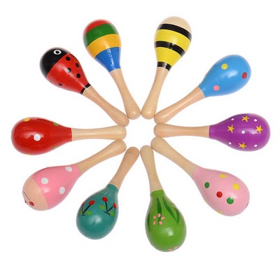 Mini Wooden Maracas