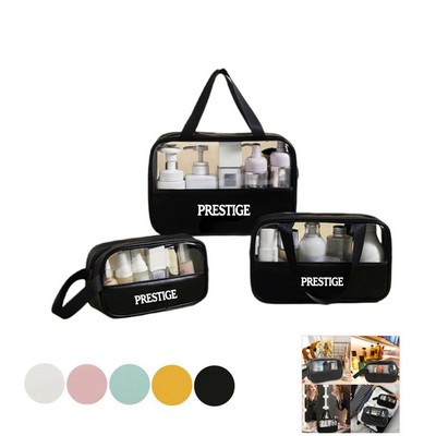 3pcs Toiletry Bag Travel Makeup Pouch