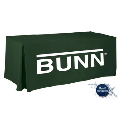 4' Custom Printed Liquid Repellent Fitted Table Cover - All Over Print
