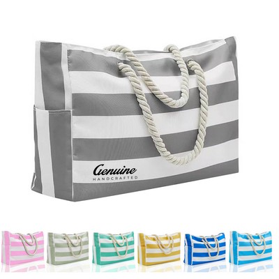 Large Beach Travel Tote Bag